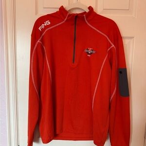 PING Orange Tulsa Country Club Quarter-Zip Pullover